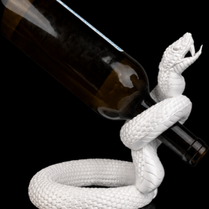 Suporte de vinho SNAKE - Branco