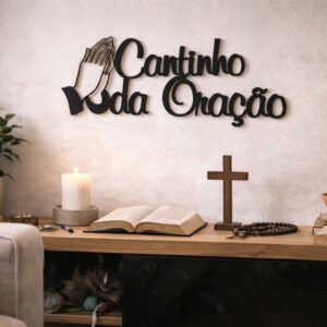 Placa - Cantinho da oração