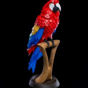 Arara Multicolorida Artesanal